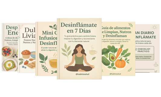 “Reset Natural: 7 Días para Desinflamarte y Sentirte Liviana” + 4 BONOS de regalo🎁